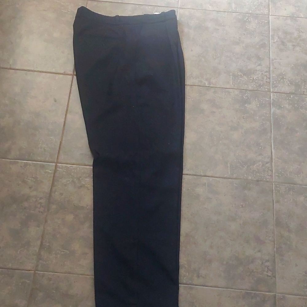 Wool black men's slacks